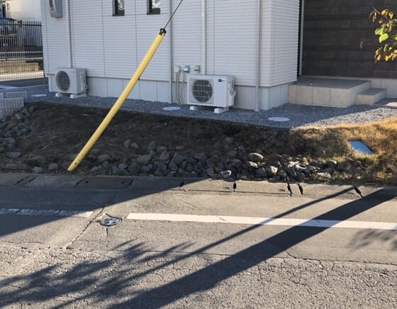 本日は工事着工前のご近隣へのご挨拶にお伺いさせて頂きました。お待たせ致しました外構改修工事着工となります。