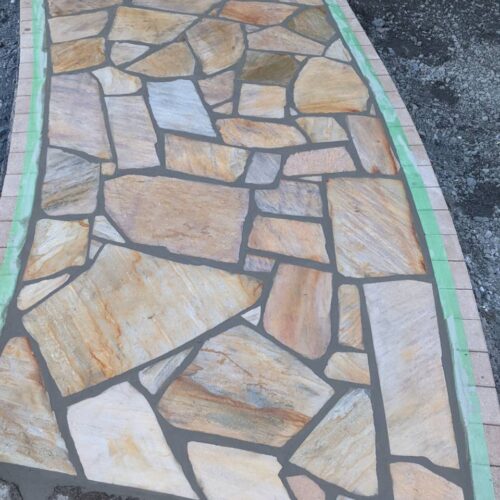 アプローチ施工状況です。 アプローチ施工状況です。