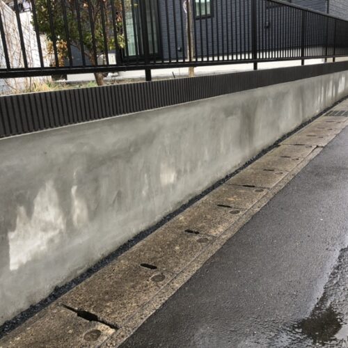 お客様へ完了のご挨拶をさせて頂きました。工事作業中は大変ご不便をお掛け致しました。工事完了となります。ありがとうございました。