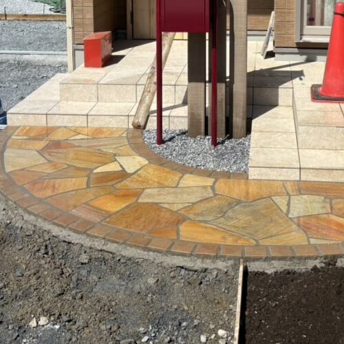 アプローチの仕上げです。