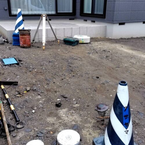 本日着工です。 本日着工です。