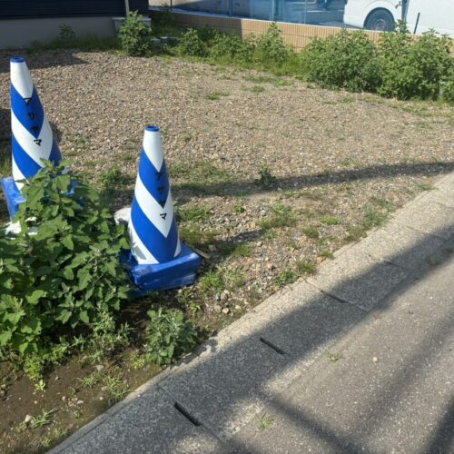 本日より工事着工となります。掘削作業より作業開始です。