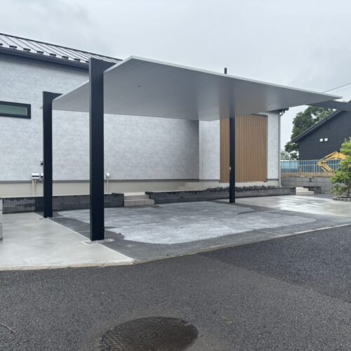 工事作業も終わりまして工事完了となります。ありがとうございました。