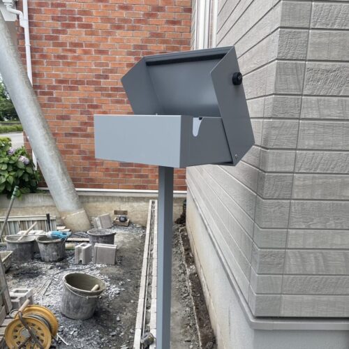 ポスト施工状況です。