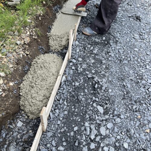 ブロックベースコンクリートです。 ブロックベースコンクリートです。