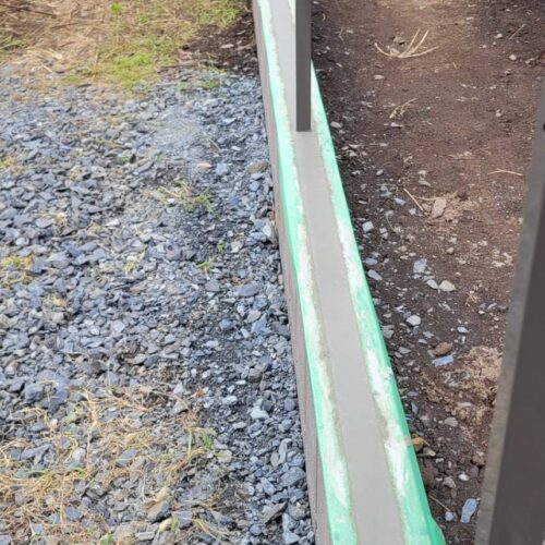 ブロック天端均しです。 ブロック天端均しです。