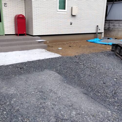 本日より着工です。よろしくお願いいたします。