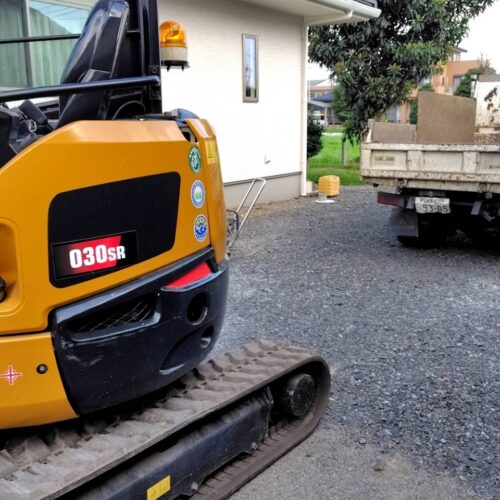 本日より着工です。よろしくお願いいたします。