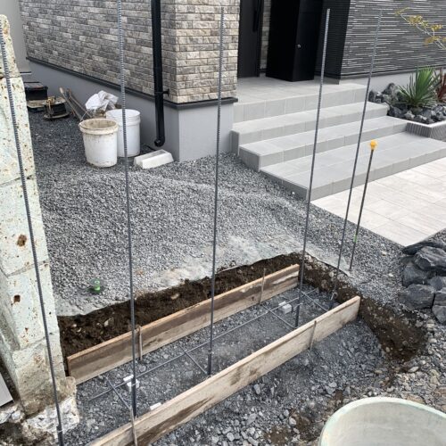 ブロックベースコンクリートです。