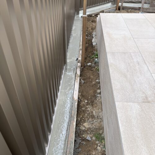 基礎コンクリート打設です。