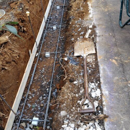 ベース配筋です