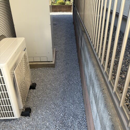 6号砕石搬入です。