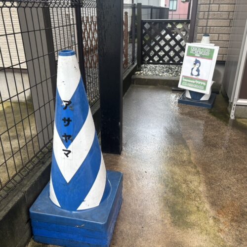 昨日は雨の為に工事作業はお休みとなりました。