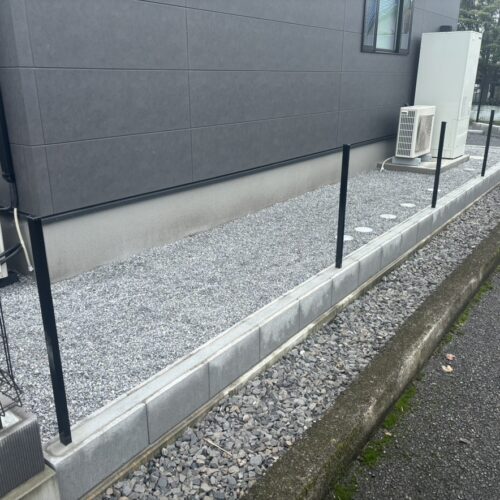 本日は雨の為に工事作業はお休みとなります。